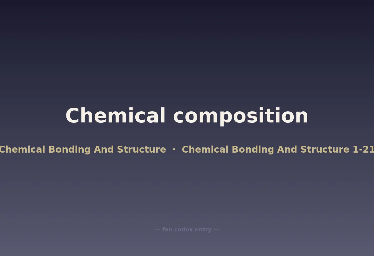 Chemical composition