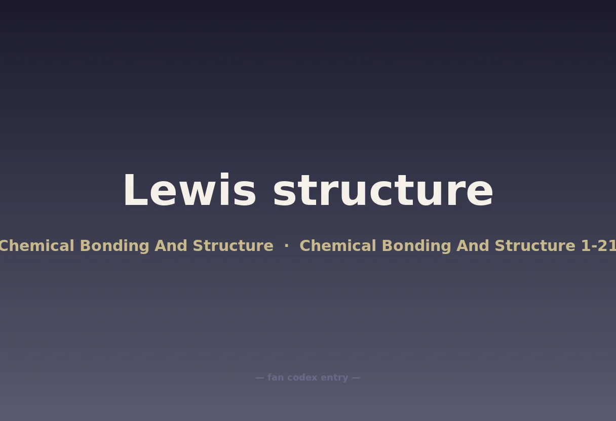 Lewis structure