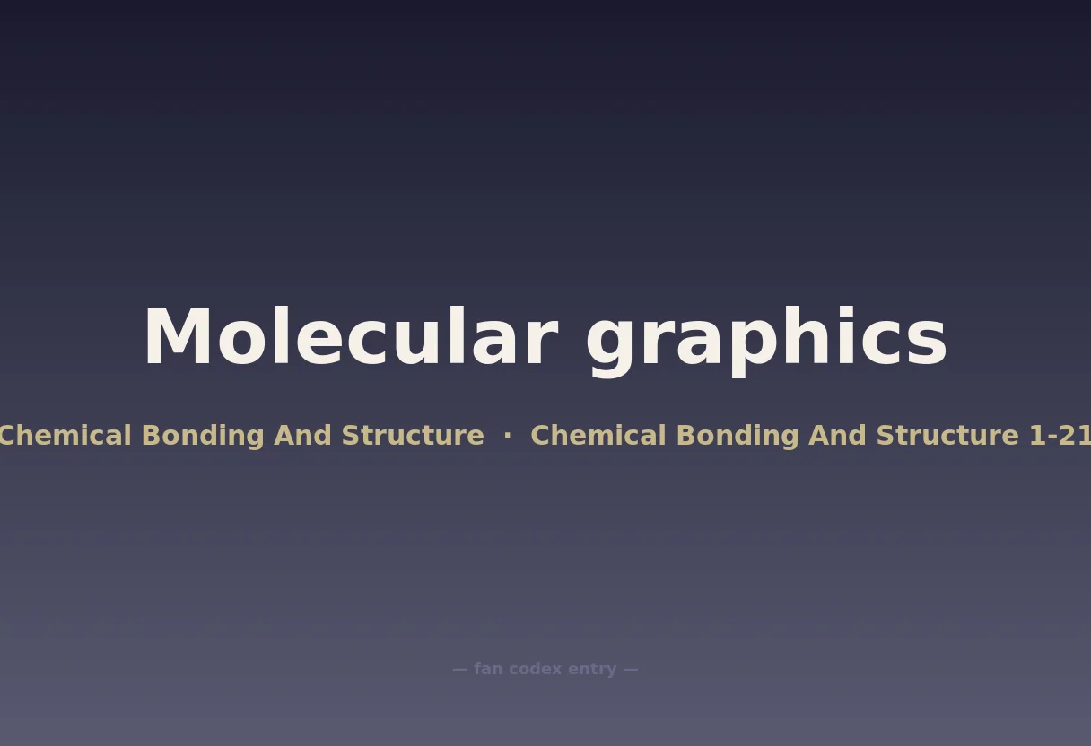 Molecular graphics