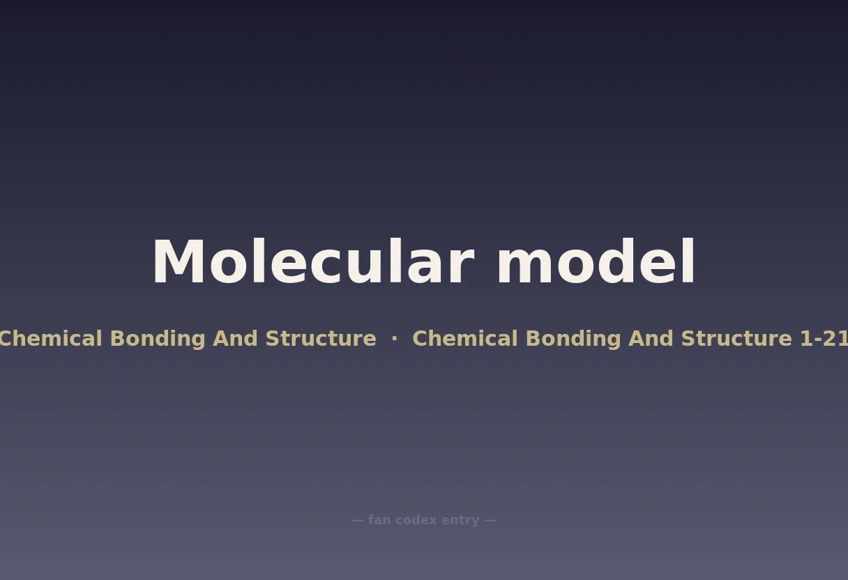 Molecular model